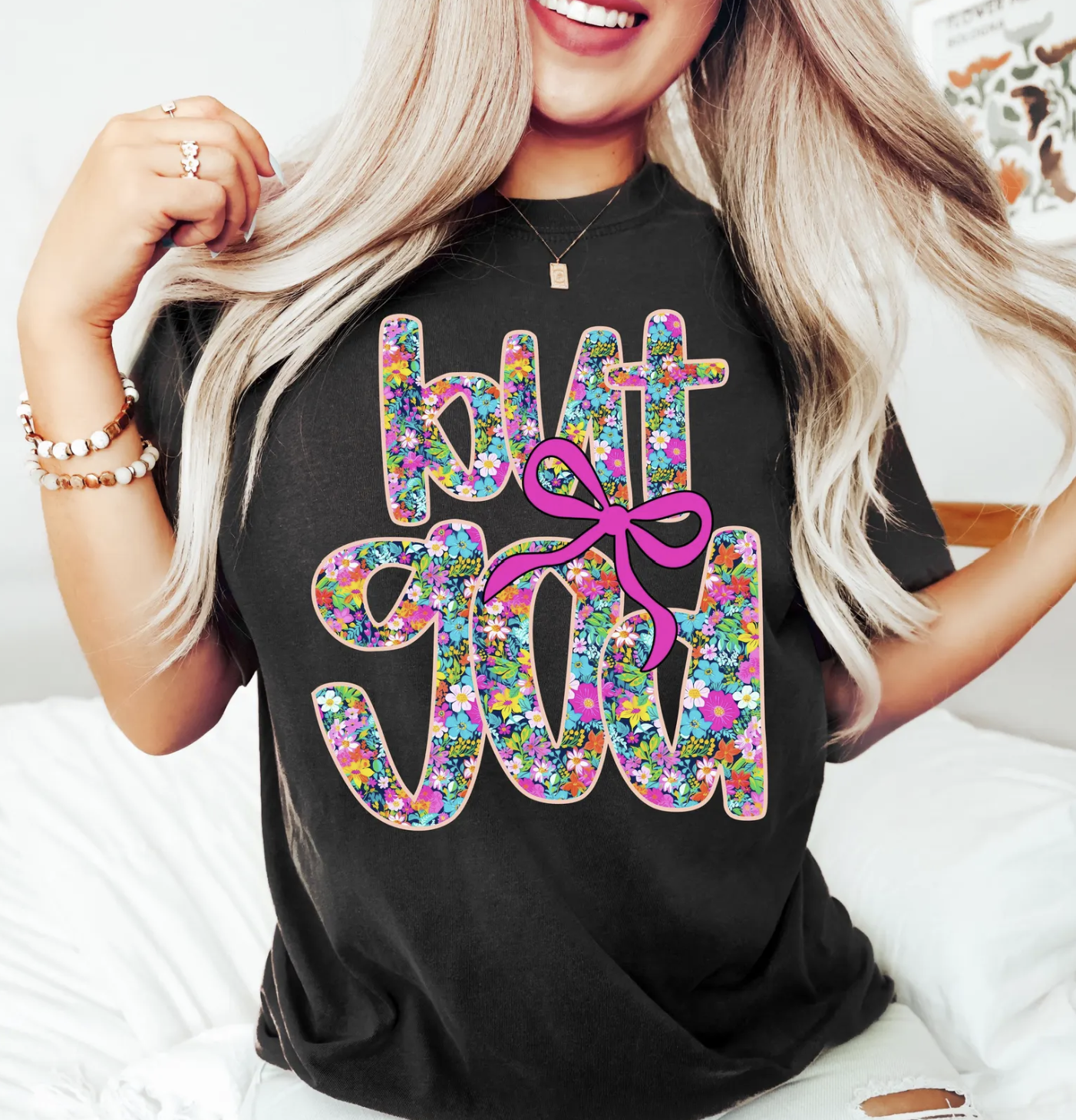 But God, Glitter Screenprint