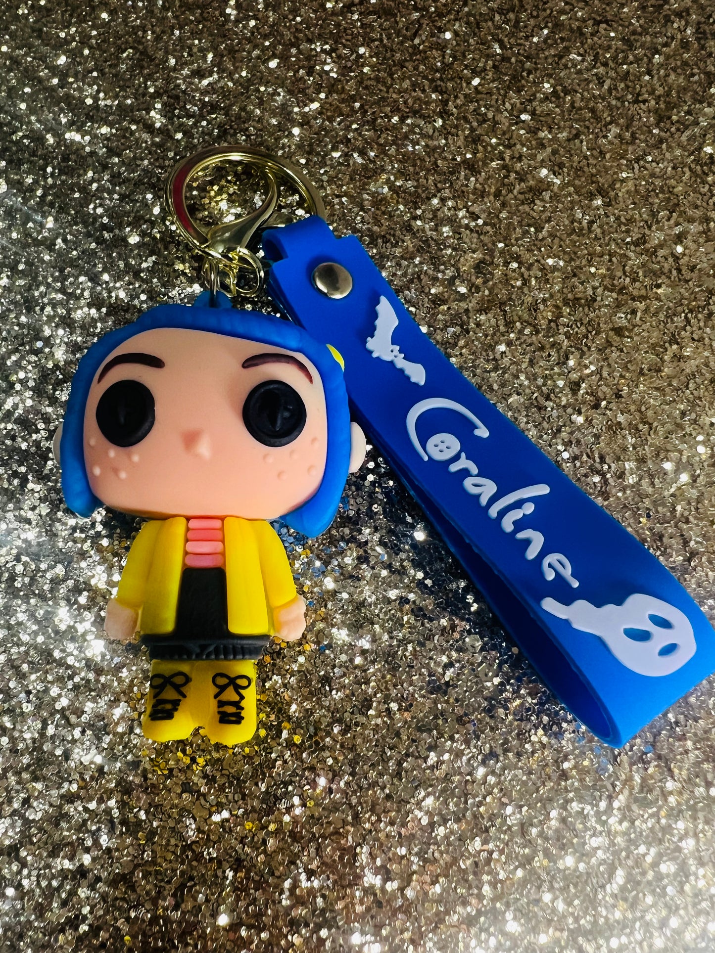 Caroline Raincoat Keychain