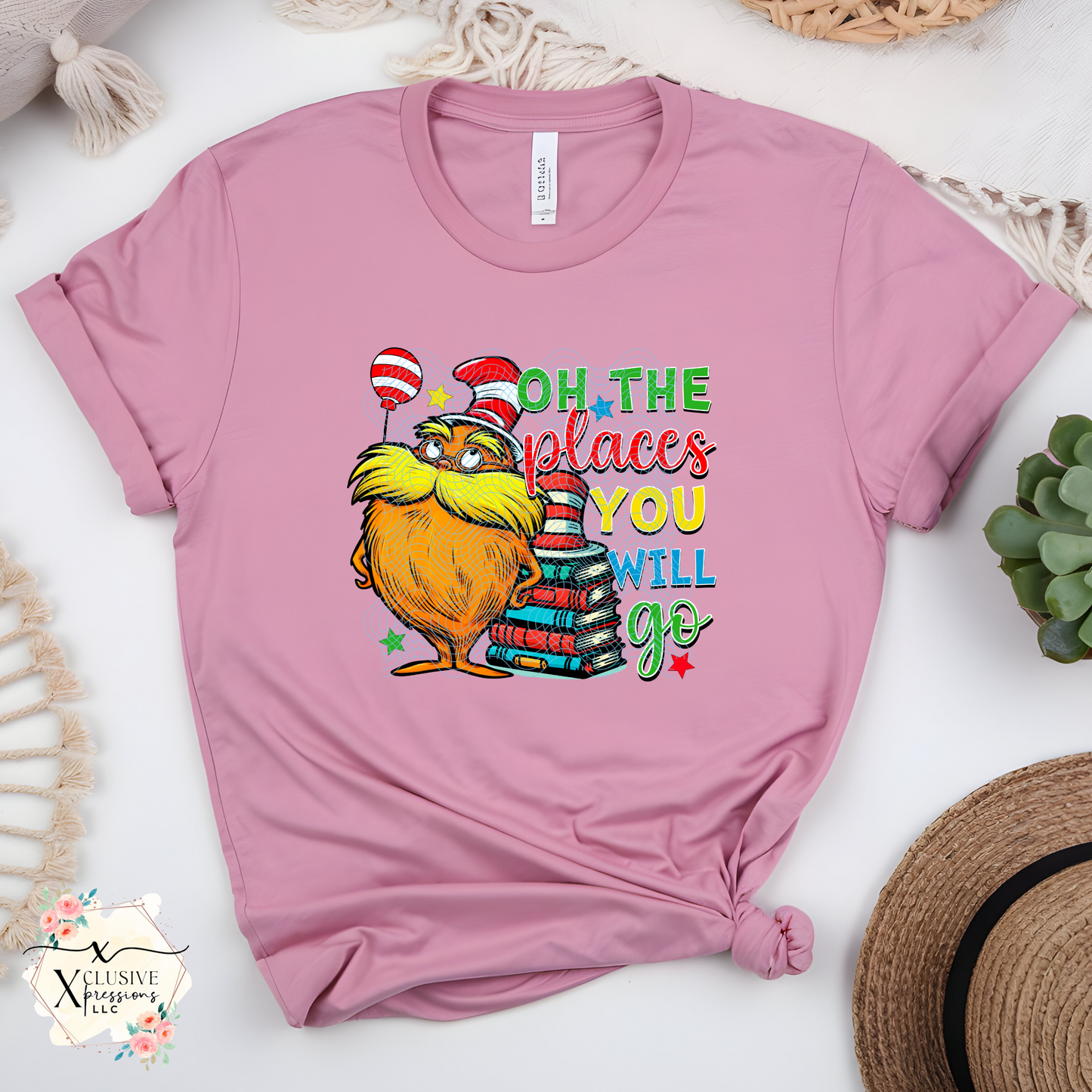 Dr Seuss Places I’ll Go, DTF & Sublimation P2O