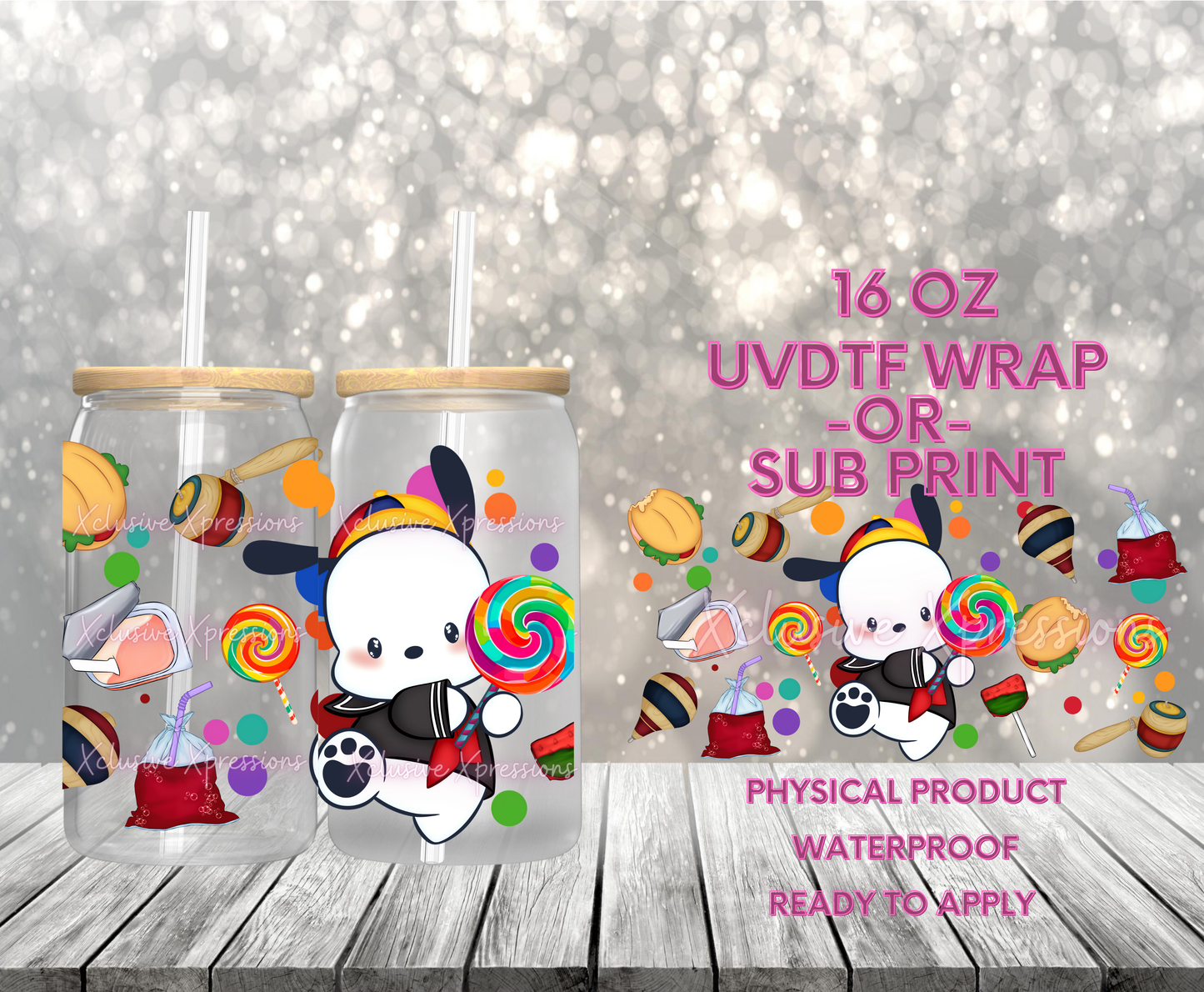 #638, HK Pocha Dog, 16 oz UVDTF P2O