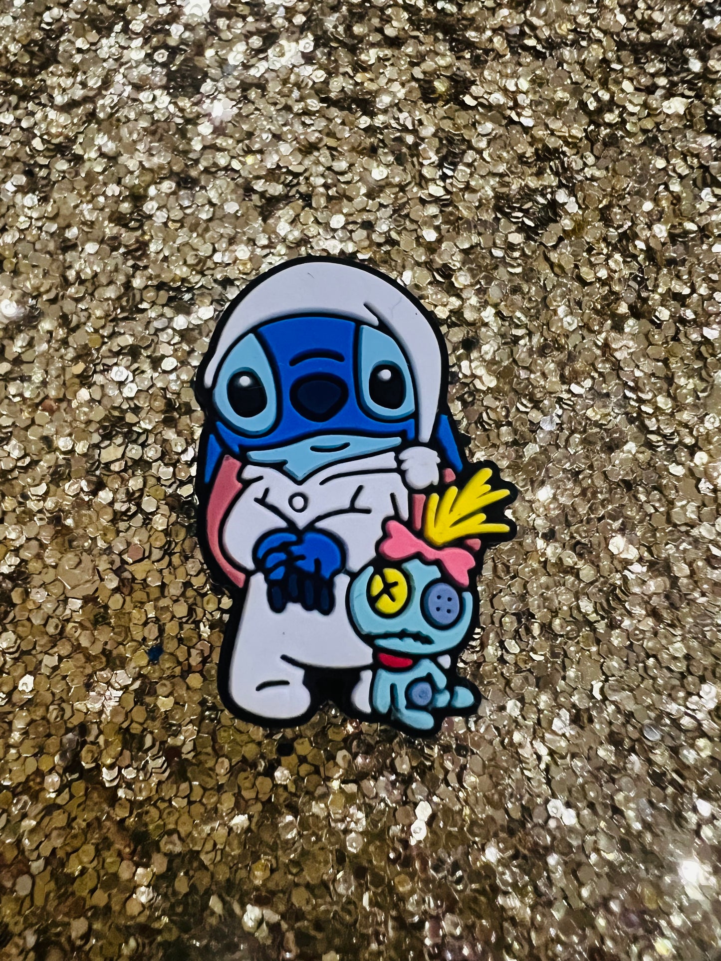 Blue Alien Stich Sleeping Focal