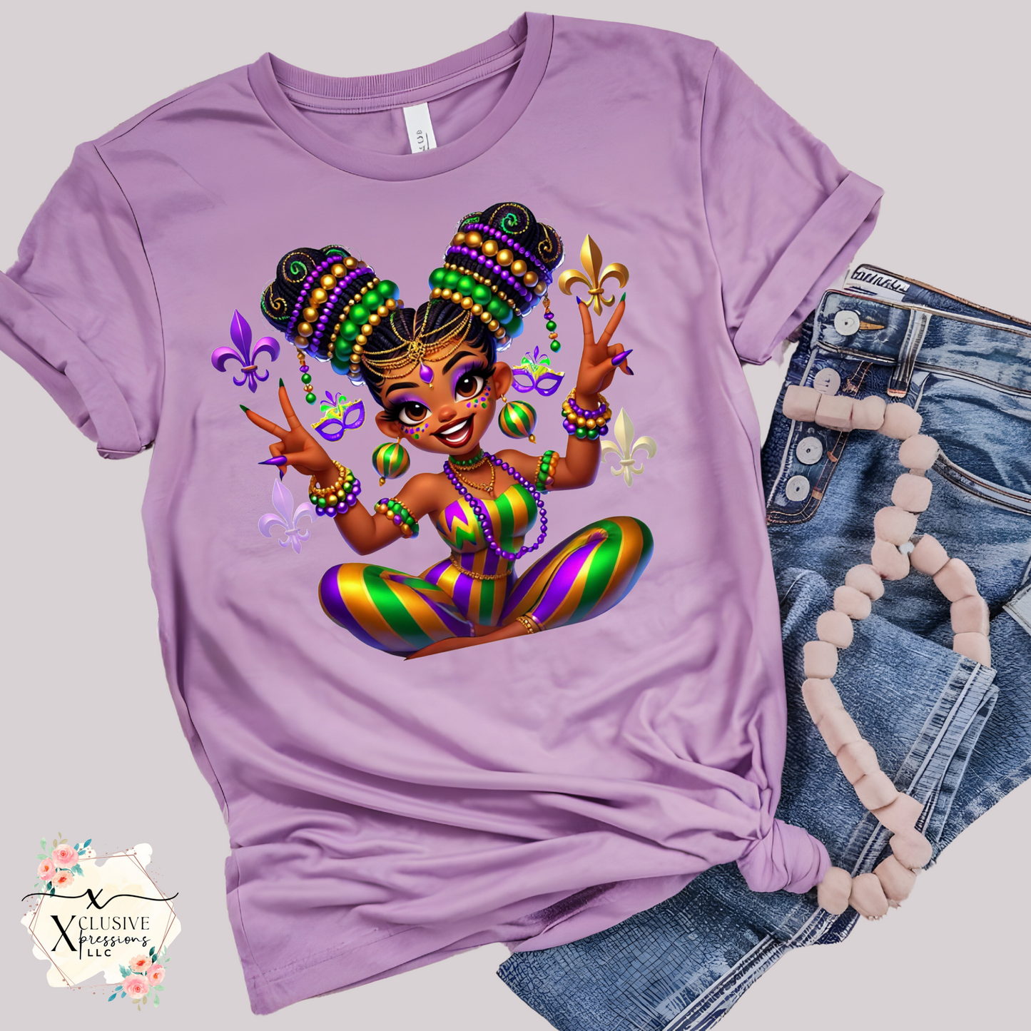 Mardi Gras, DTF & Sublimation Print POD