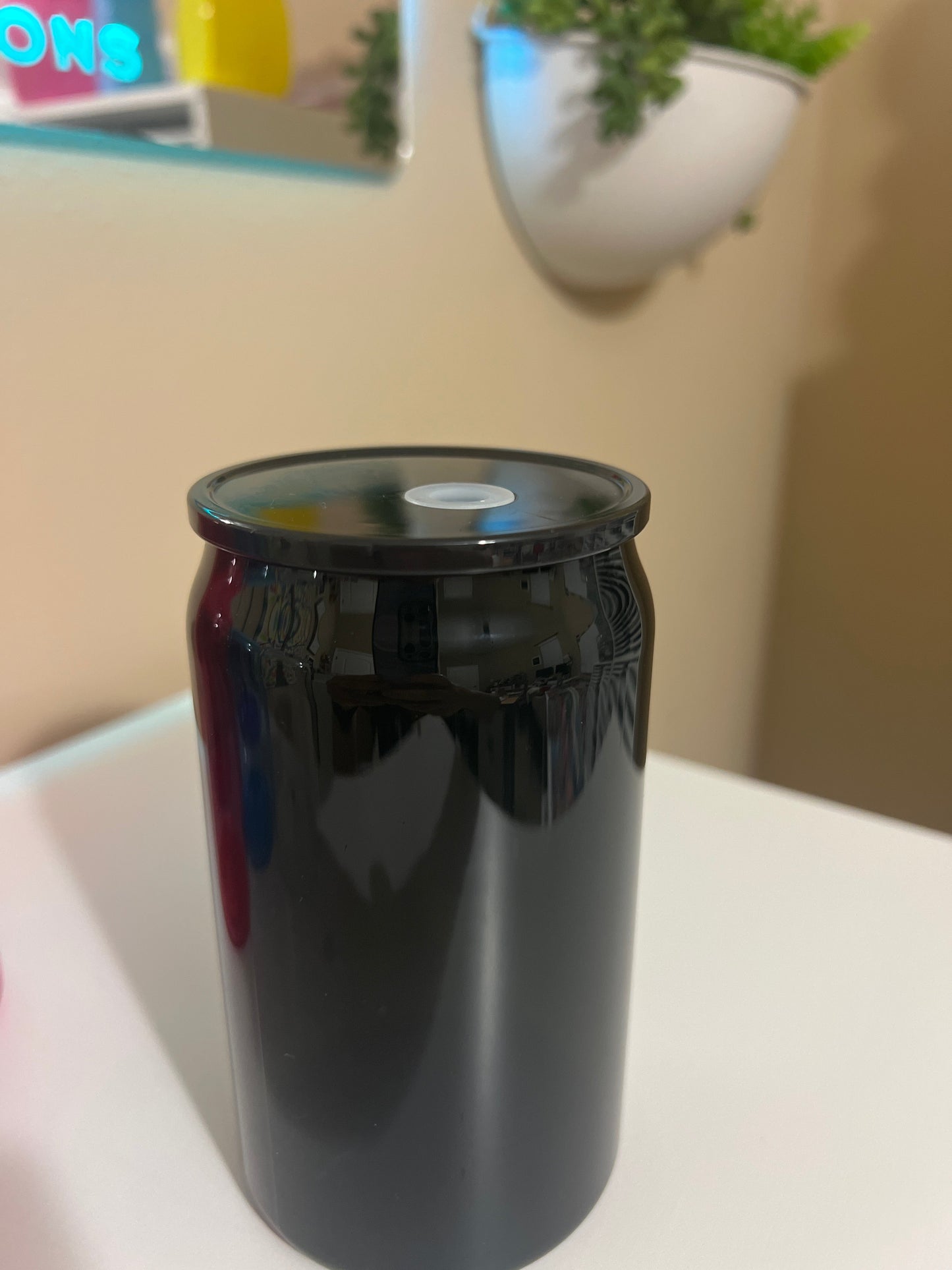 16 oz Plastic Jelly w/ Acrylic Lids & Plastic Clear Straw