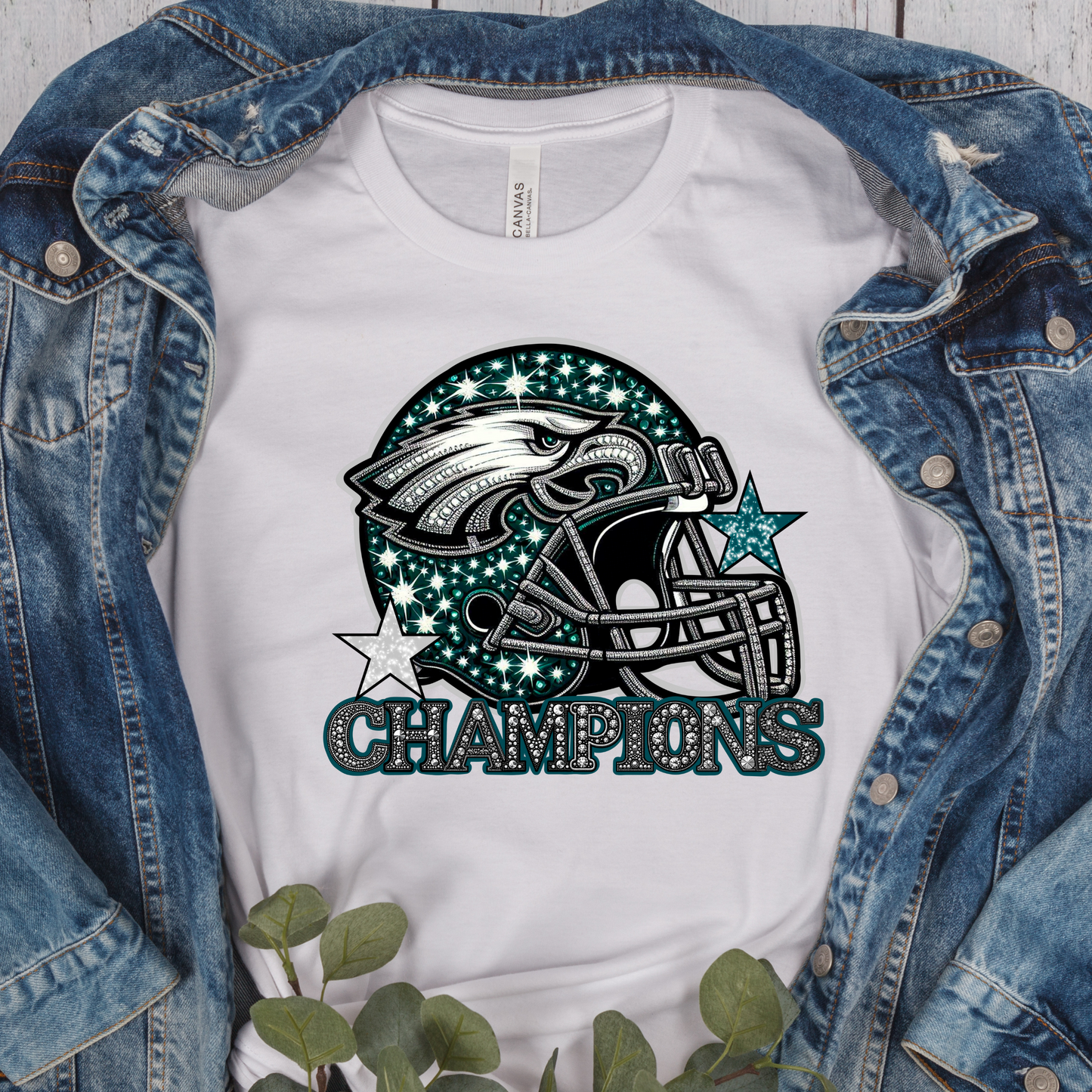 Eagles Football Champions, DTF & Sublimation P2O