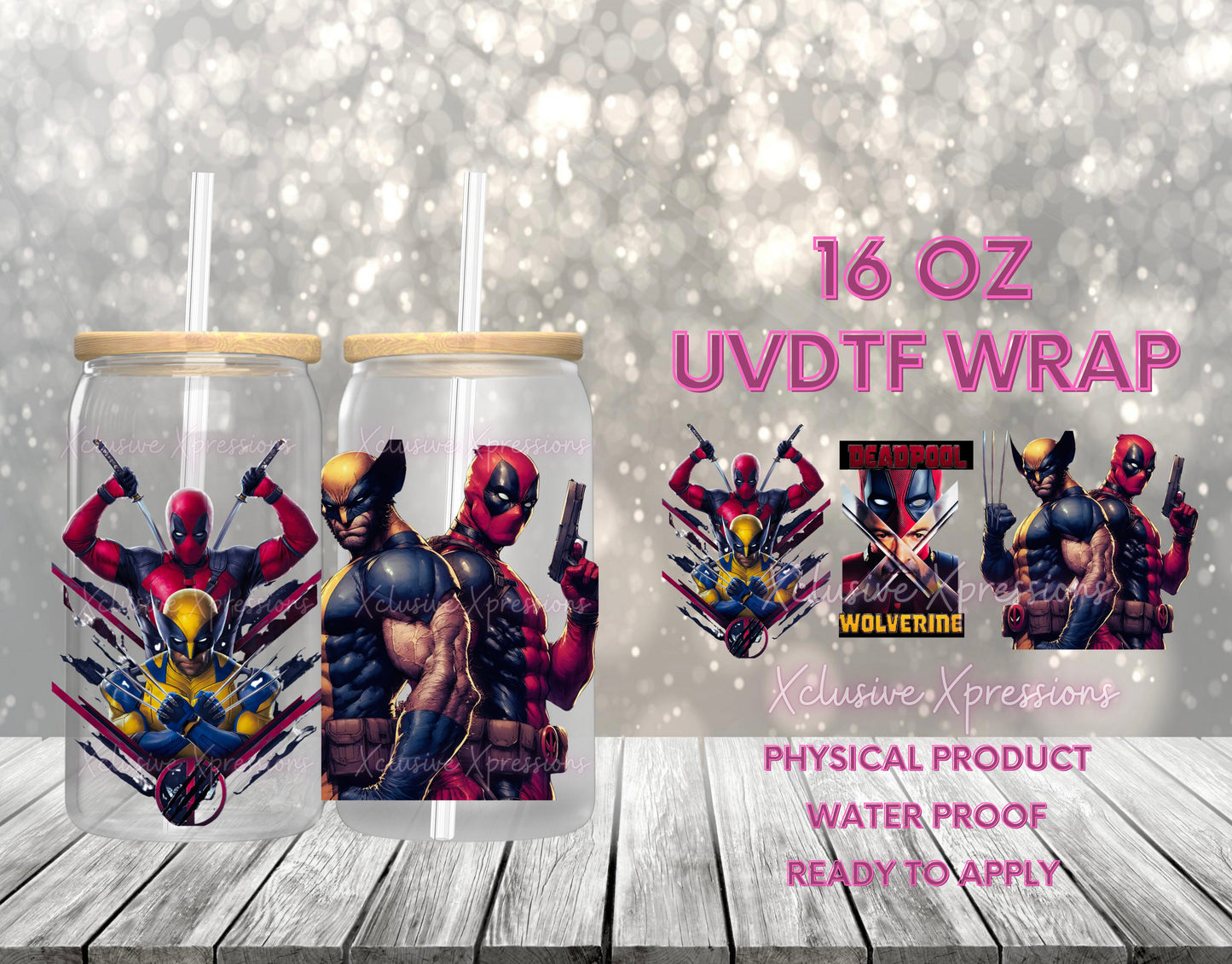 #567 Dead Wolf 2, 16 oz UVDTF P2O