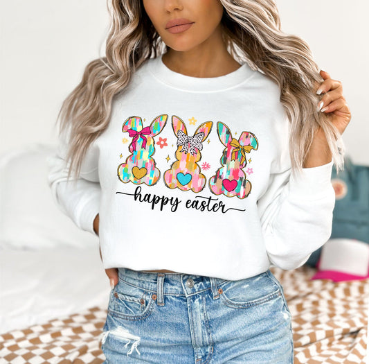 Happy Easter Bunny, Glitter DTF
