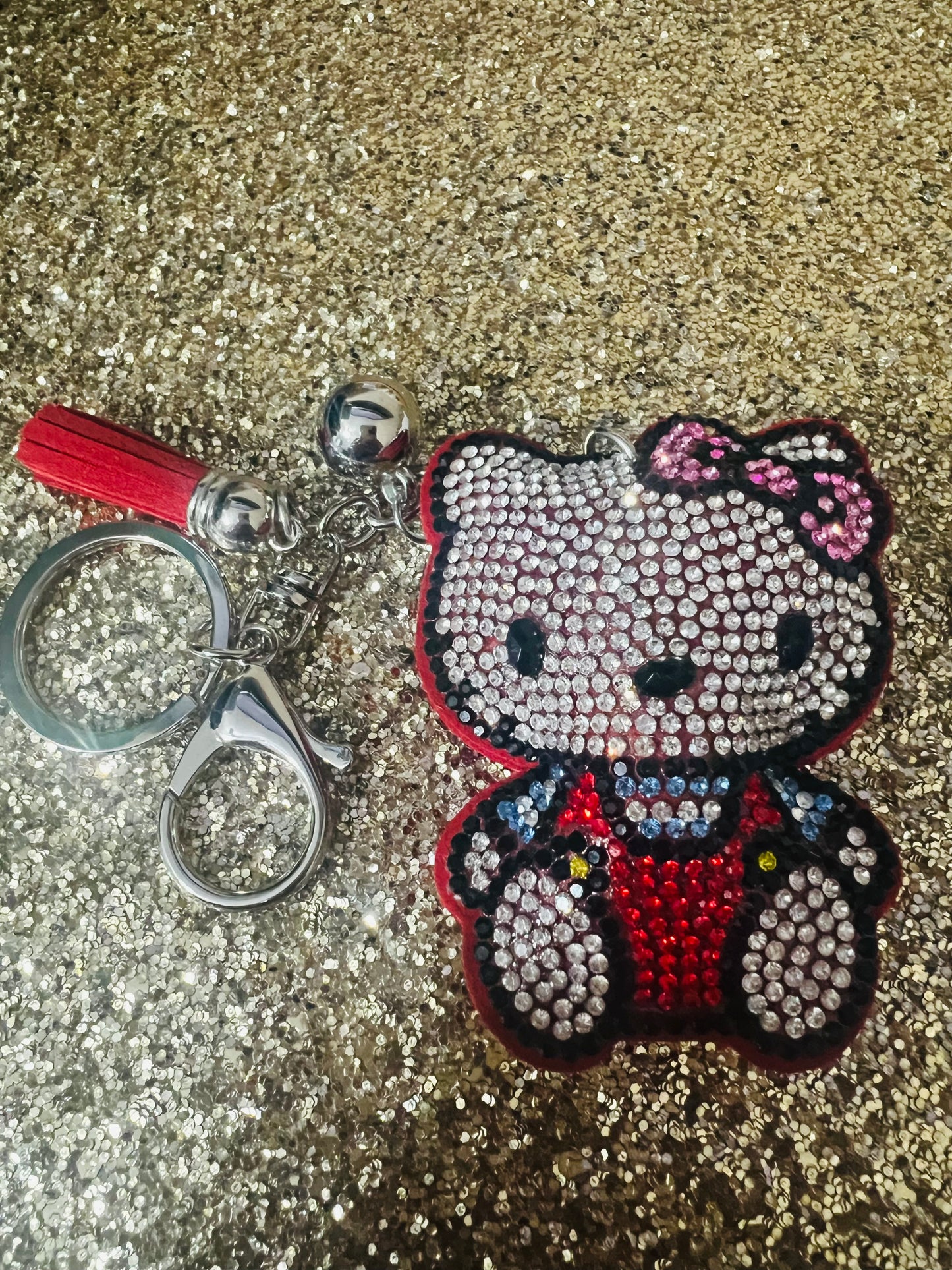 HK Rhinestone Keychain