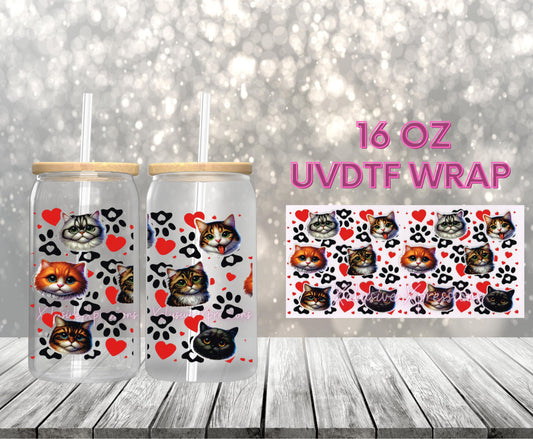 #497 Cat, 16 oz UVDTF