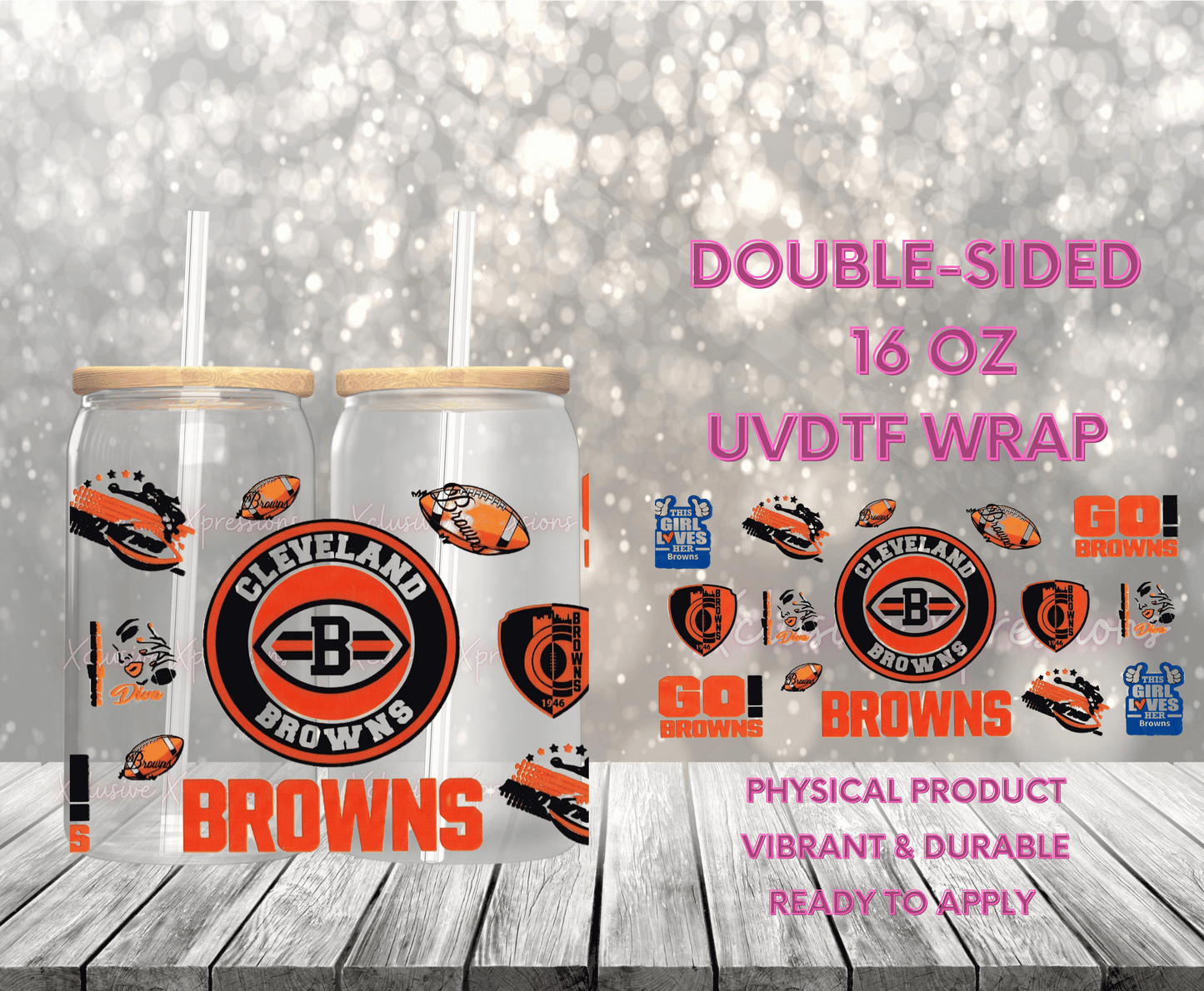 #725 Clev Browns, Double-Sided RTS
