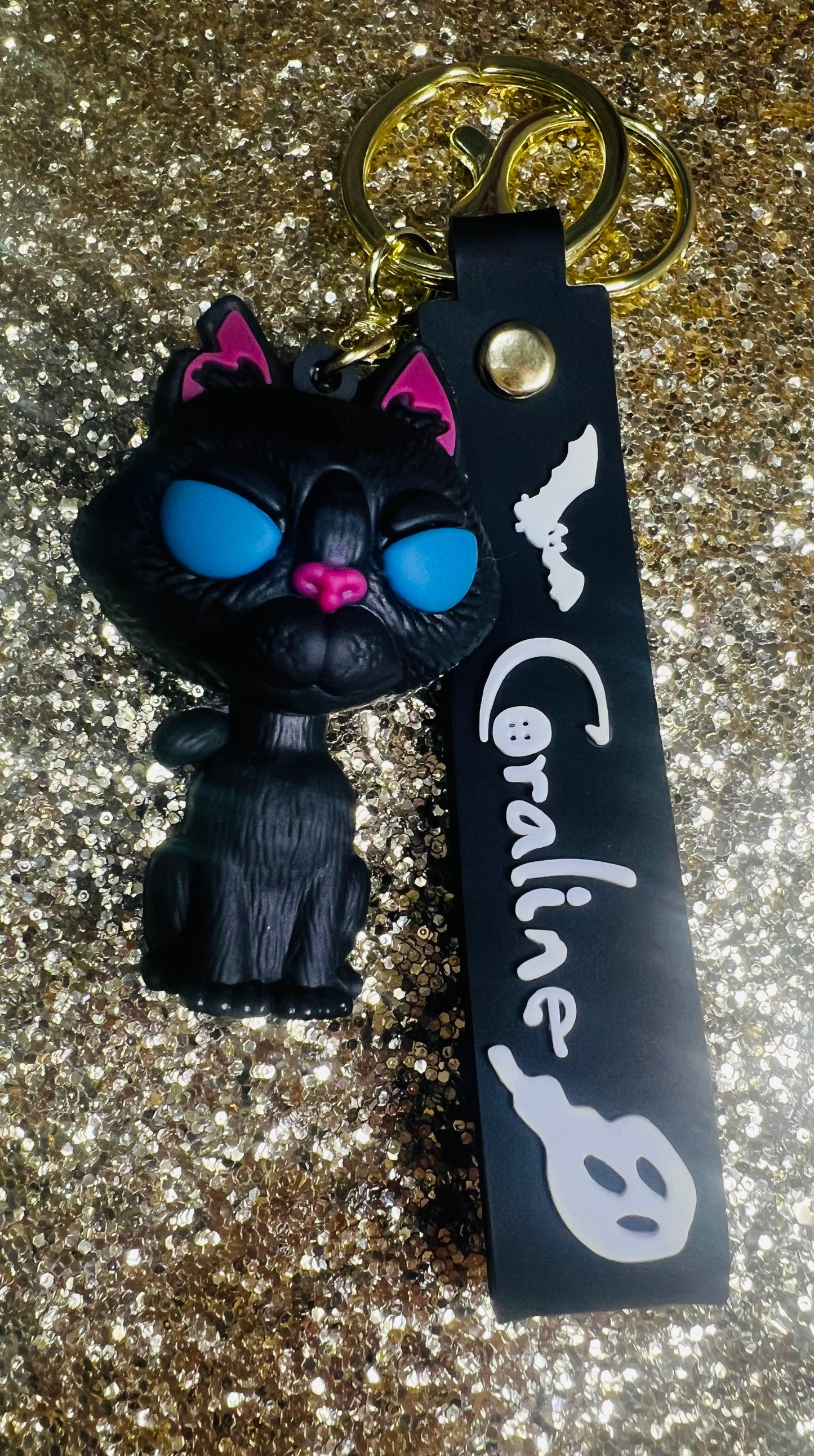 Caroline Cat Keychain