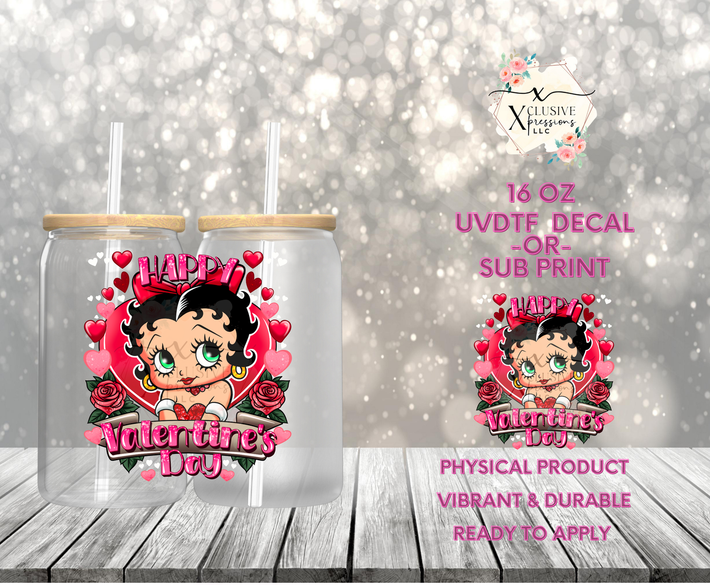 #872 Betty, UVDTF Decal P2O