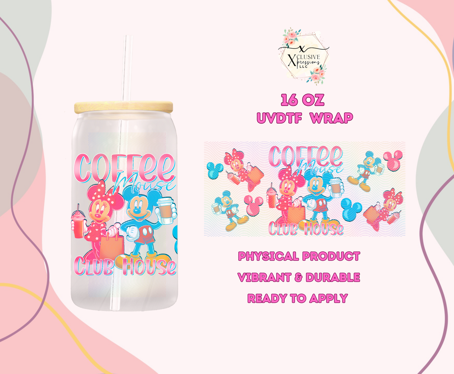 #1097 Mouse Coffee, 16 oz P2O