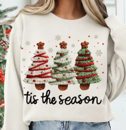 Faux Yarn Xmas Tree Cakes, DTF P2O