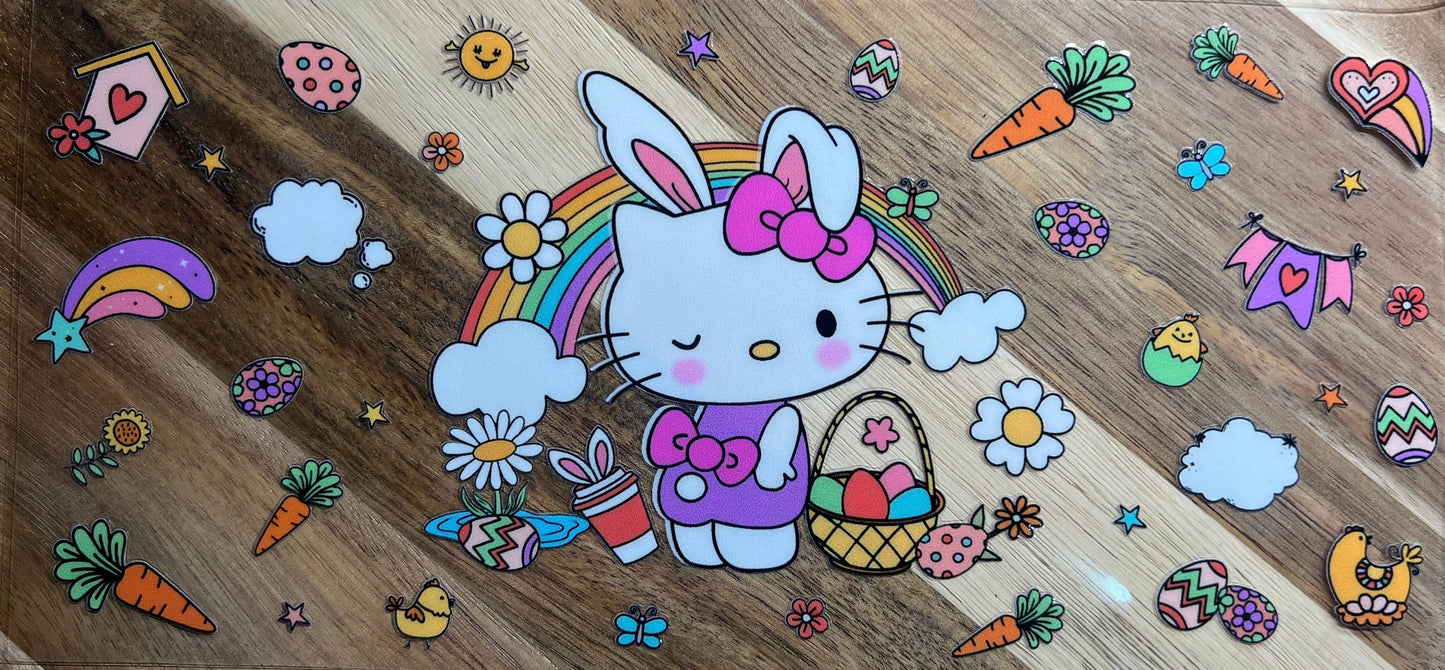 #14 HK Easter, 16 oz Clear Back UVDTF