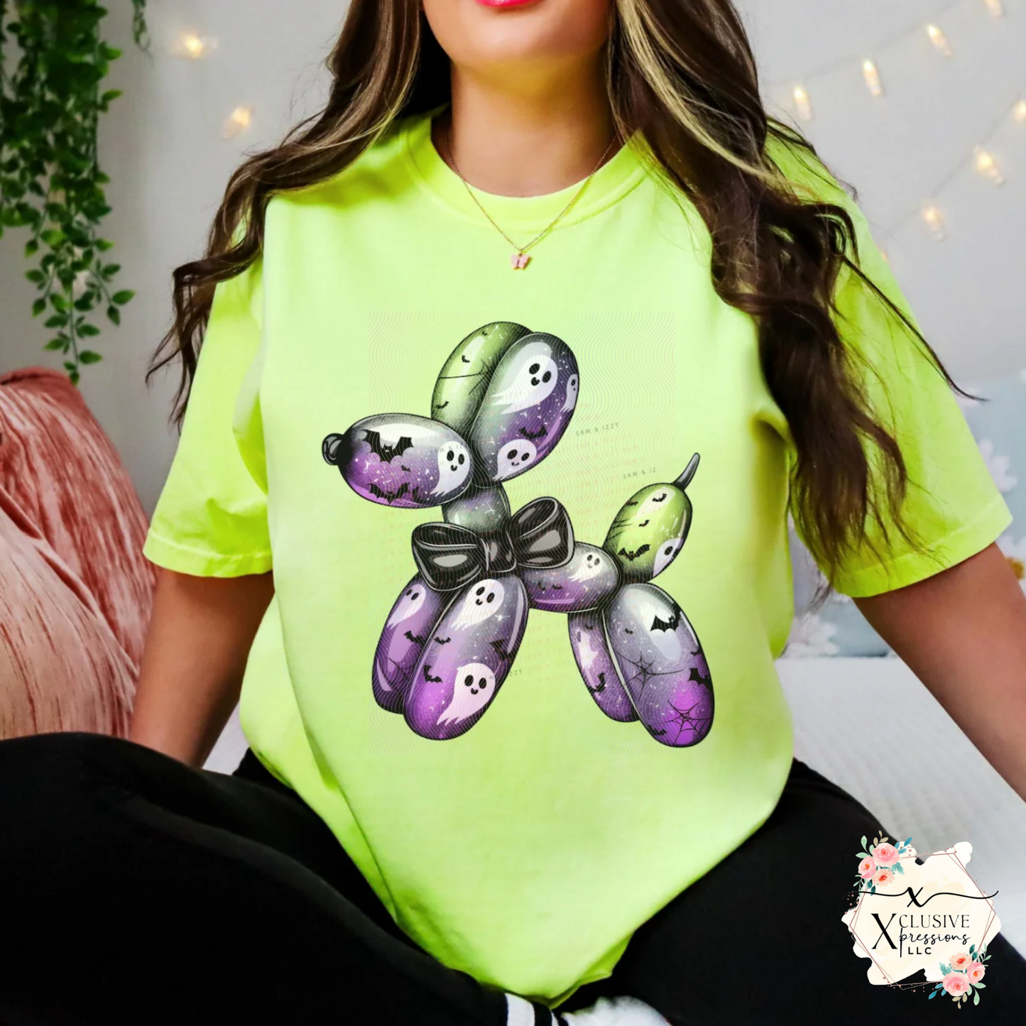 Halloween Dog, Glitter Screenprint RTS