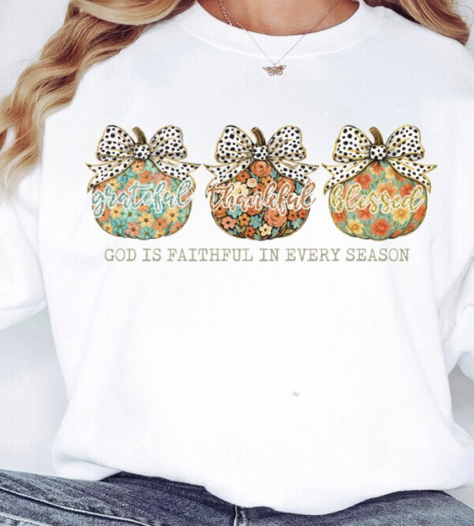 Pumpkin Faithful, Glitter Screenprint