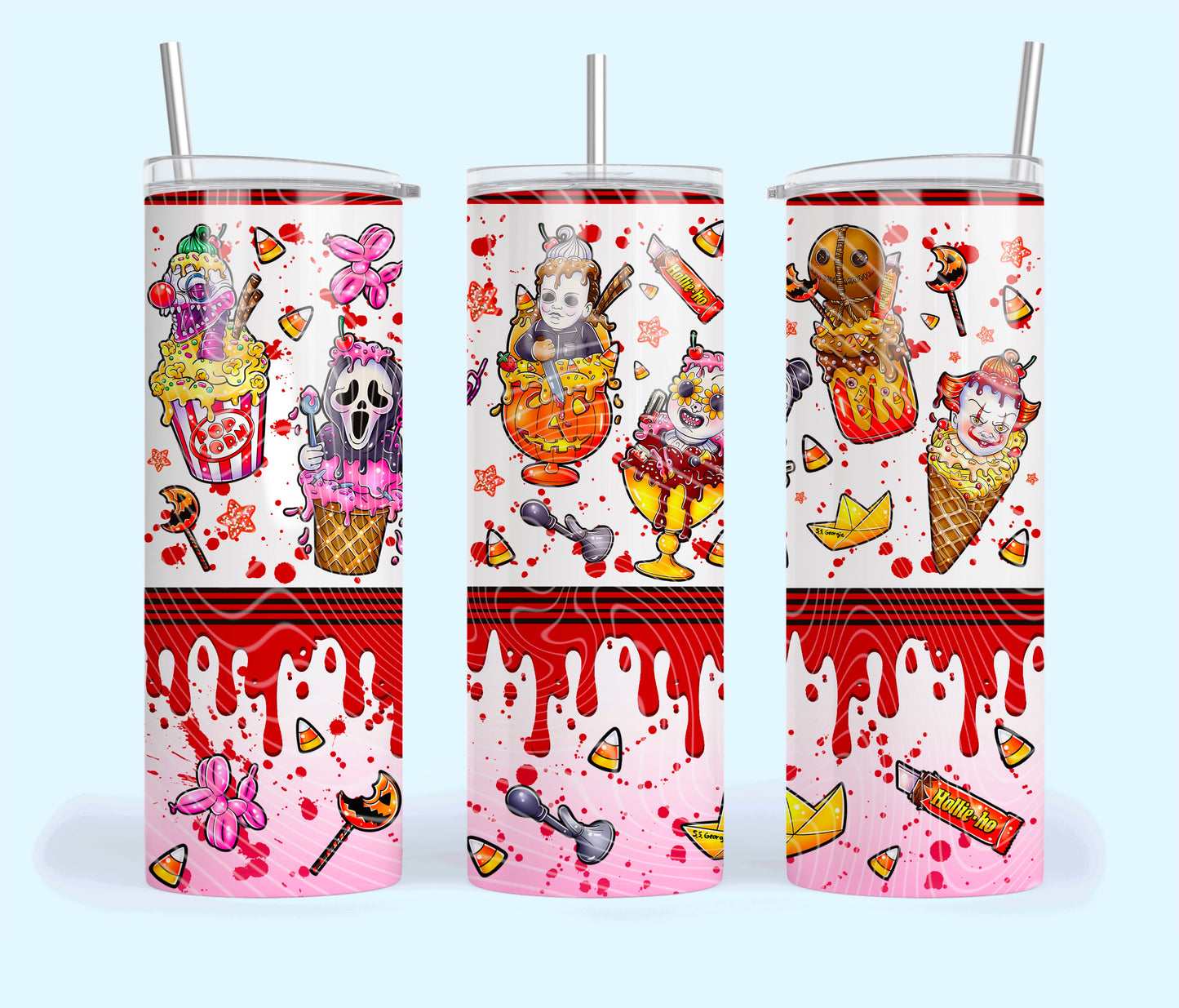 #1159 Horror Crew Ice Cream Collection, P2O