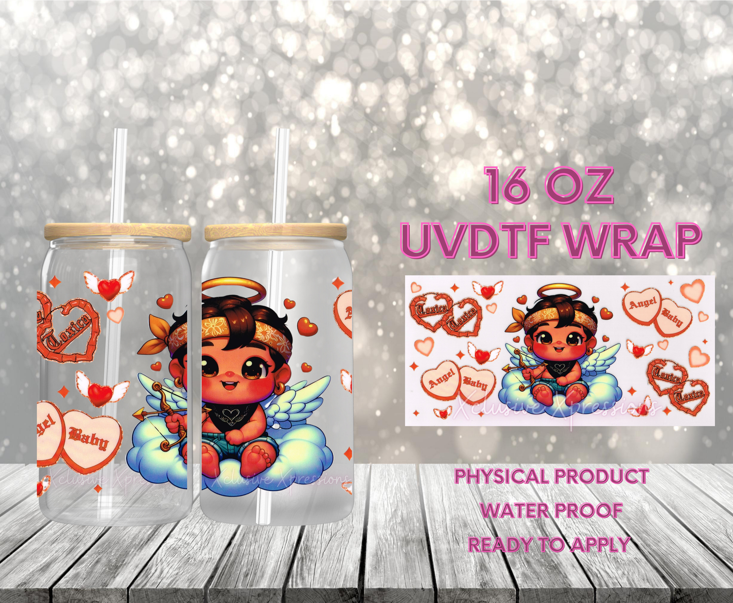 #556 Angel Boy, 16 oz UVDTF