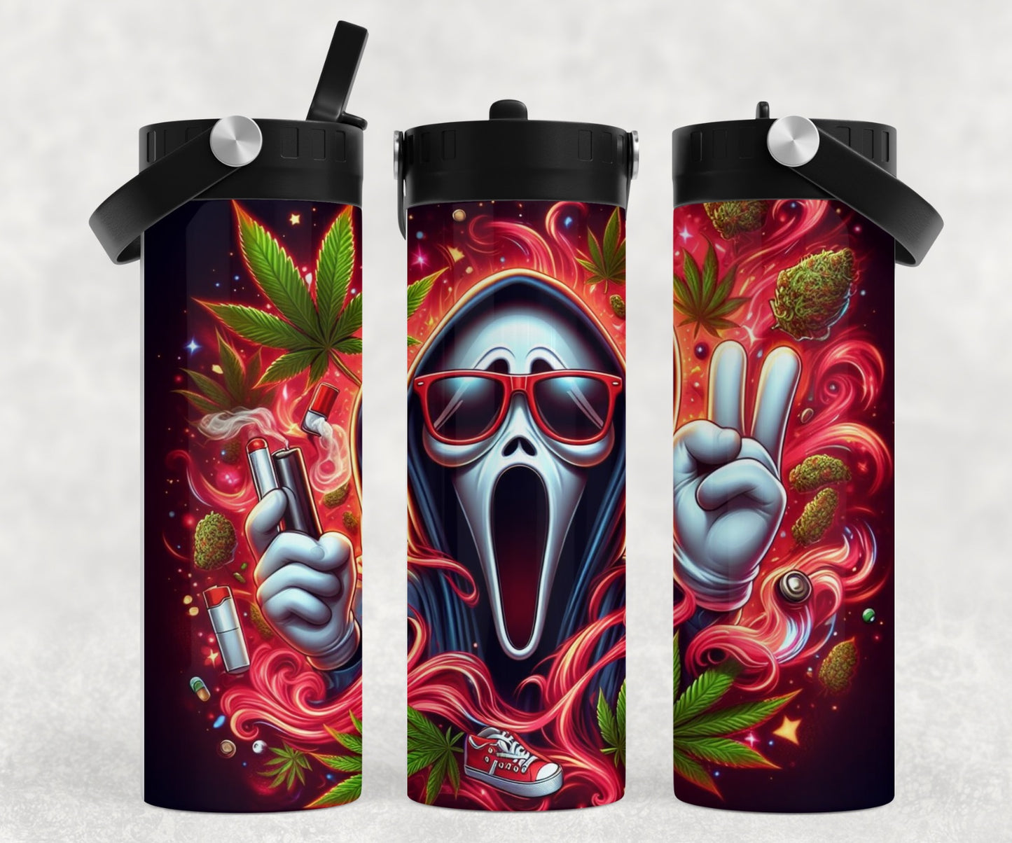 420 Ghost Face Peace, Sub Design 20 oz