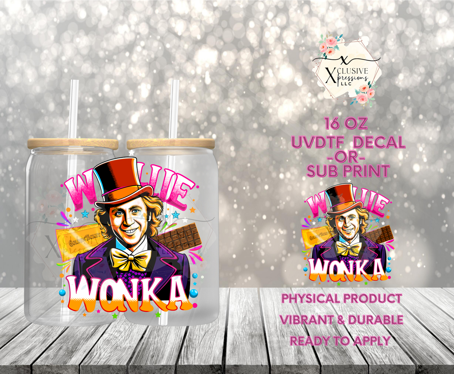 #924 Wonka,UVDTF Decal P2O