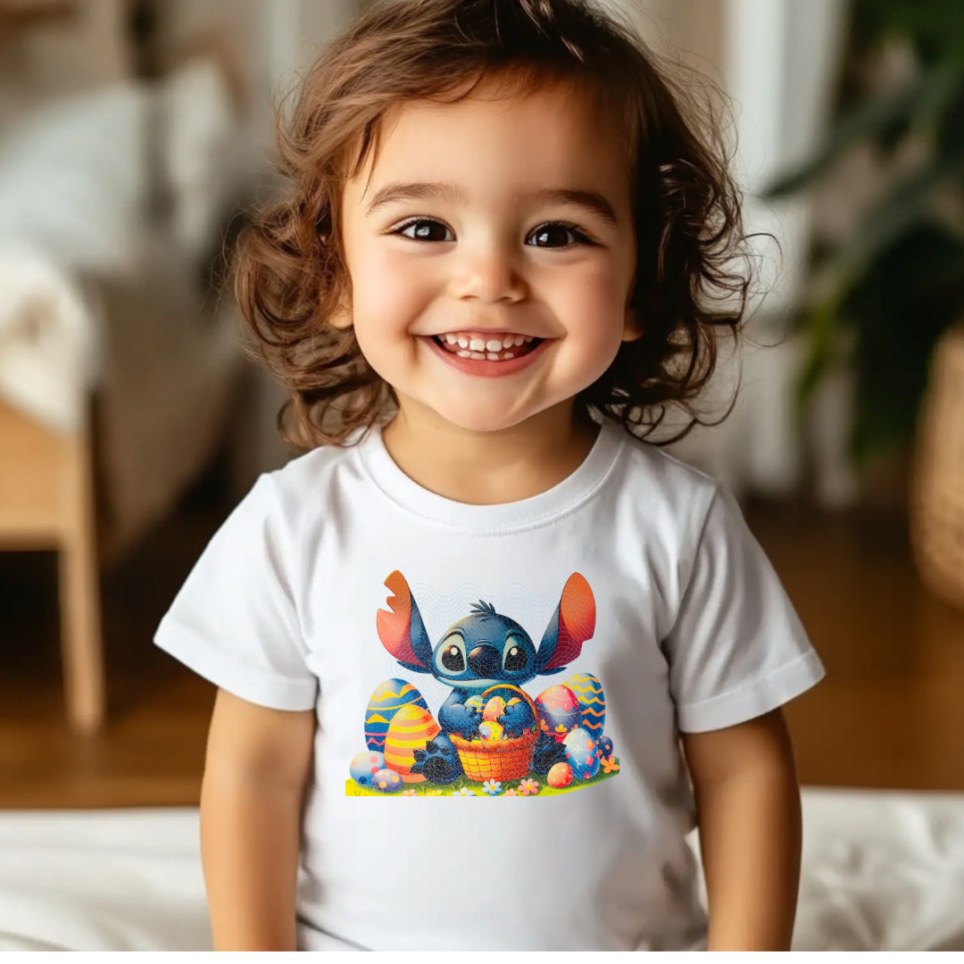 Stich Easter Kids, DTF Glitter