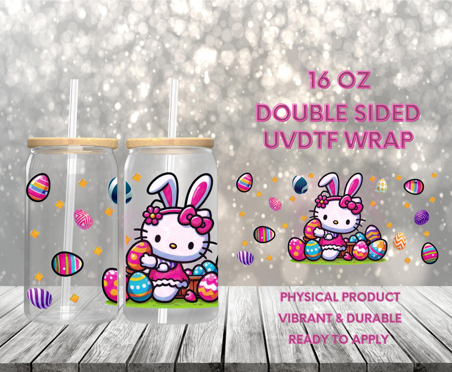 #1009 HK Easter Egg, 16 oz Doubesided UVDTF