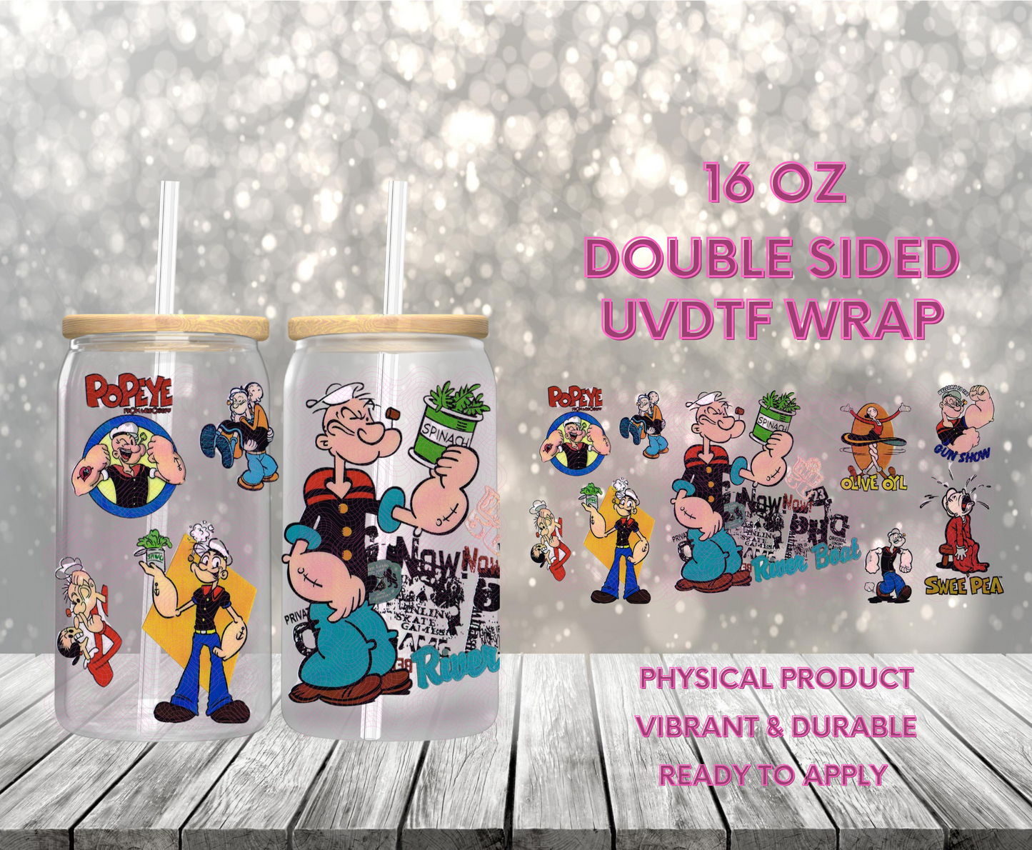 #998 80s Sailor, 16 oz Double-sided UVDTF