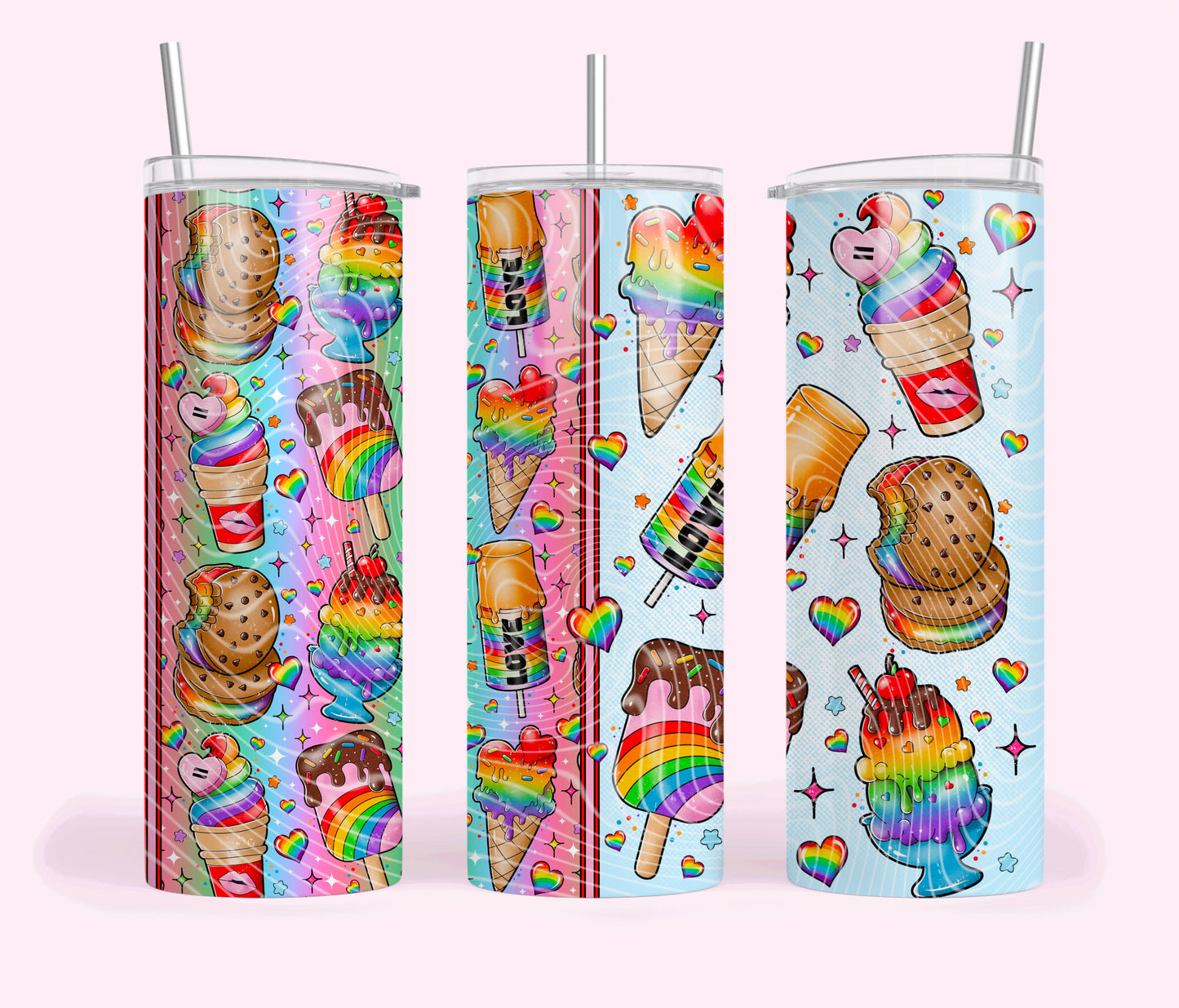 #1143 Rainbow Popsicle Collection, P2O