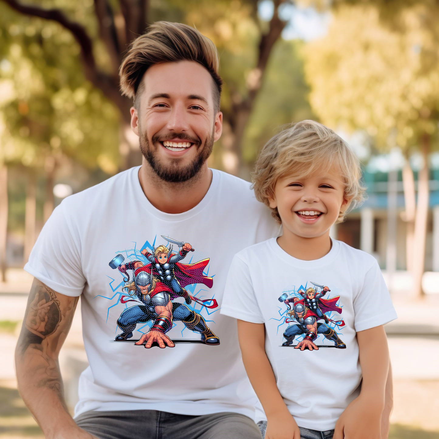 Dad & Son Hero Sets, DTF P20 POD
