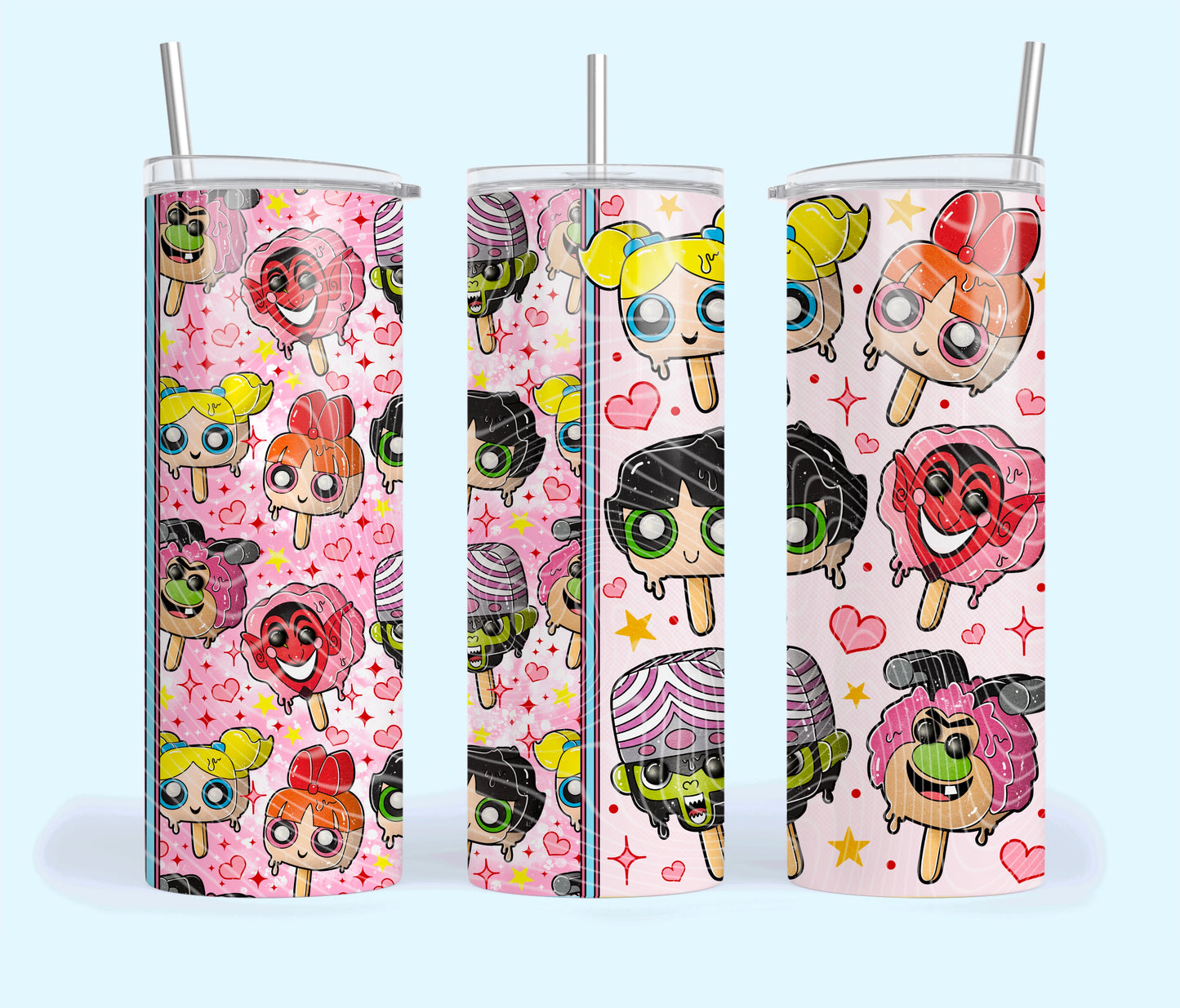 #1146 Power Girls Popsicle Collection, P2O
