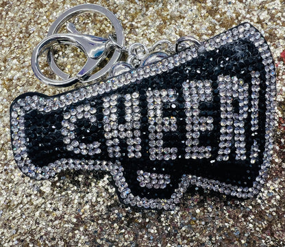 Cheer Rhinestone Keychains