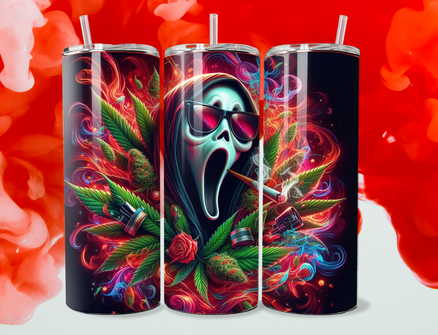 420 Ghost Face, Sub Design 20 oz