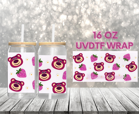#428 Berry Bear, 16 oz  UVDTF