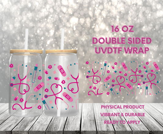 #995 Medical Nurse, 16 oz Double-sided UVDTF