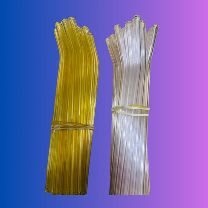 Glass Colored Straws