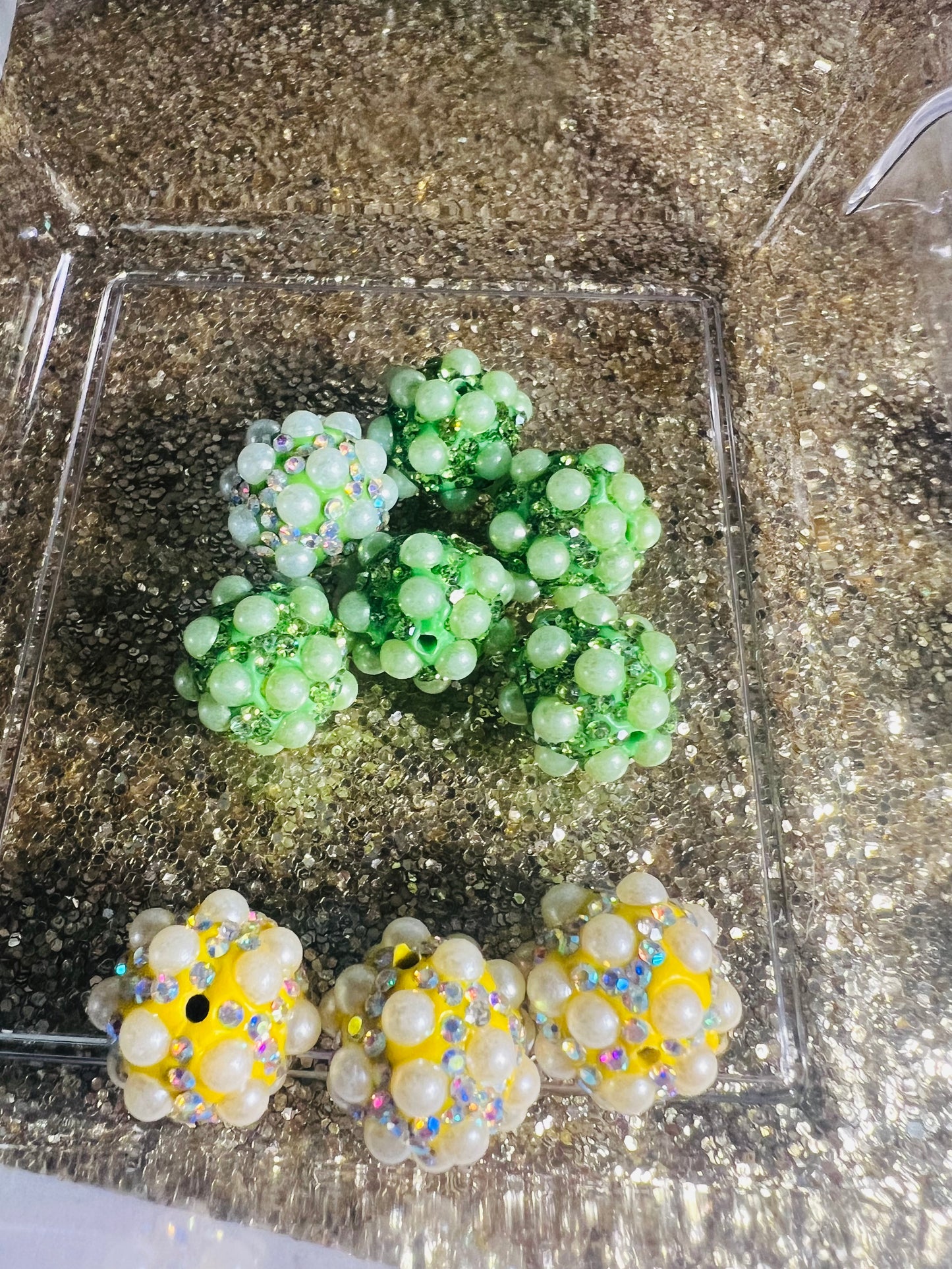 Pearl Dot, 16 mm Acrylic Beads