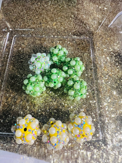 Pearl Dot, 16 mm Acrylic Beads