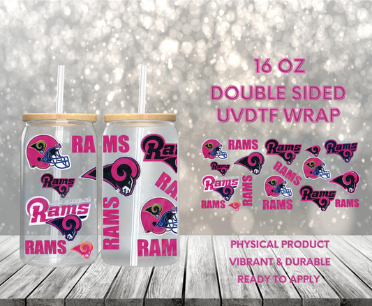 #1032 Rams, 16 oz Double-sided UVDTF