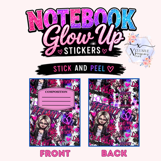 Tiffany Horror, Notebook Glow Up™ Stickers