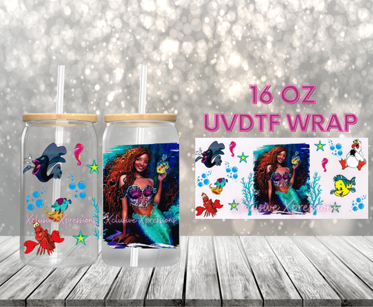 #240 Mermaid, 16 oz UVDTF