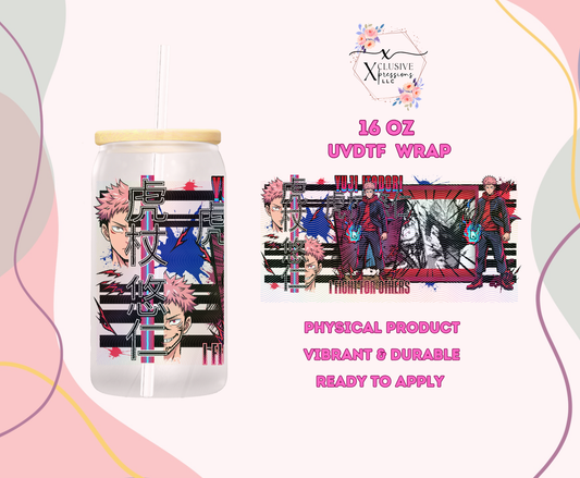 #1217 JJK Itadori, UVDTF P2O