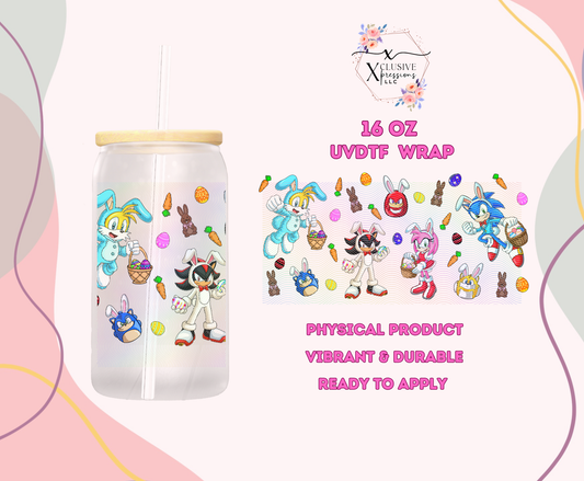 #1213 Sonic Easter Easter, UVDTF P2O