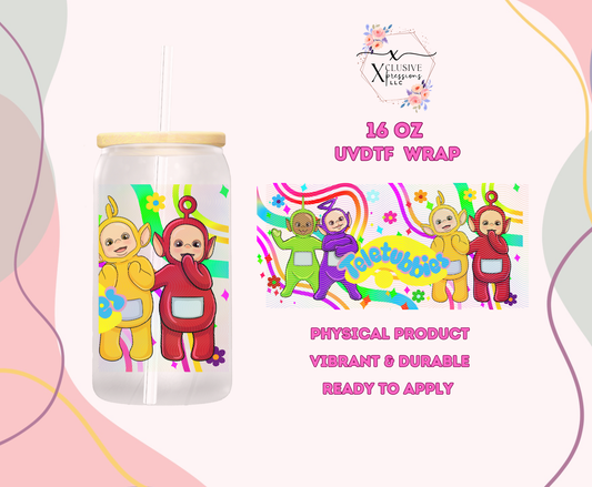 #1210 Teletubby, UVDTF P2O