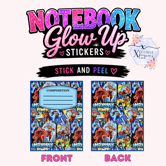 Dragon Ball, Notebook Glow Up™ Stickers