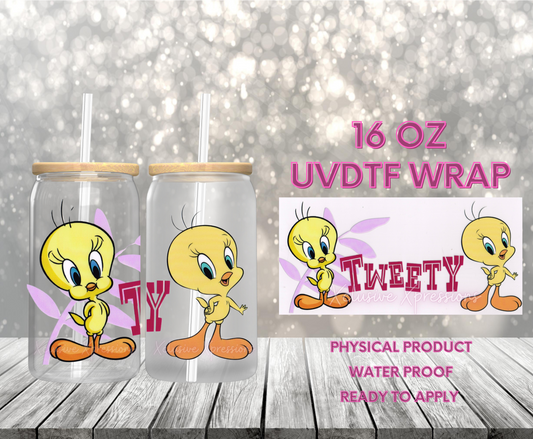#4 Tweet Bird, 16 oz UVDTF
