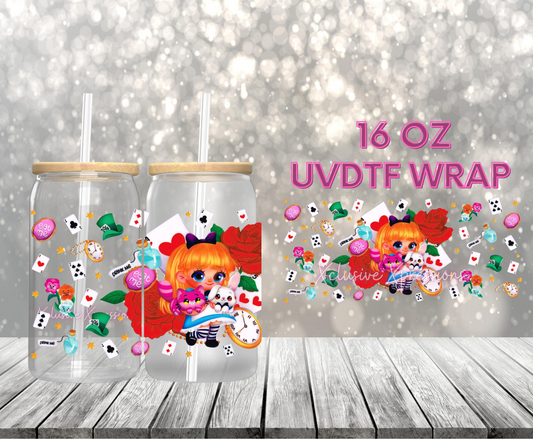 #18 Alice & Friends, 16 oz UVDTF