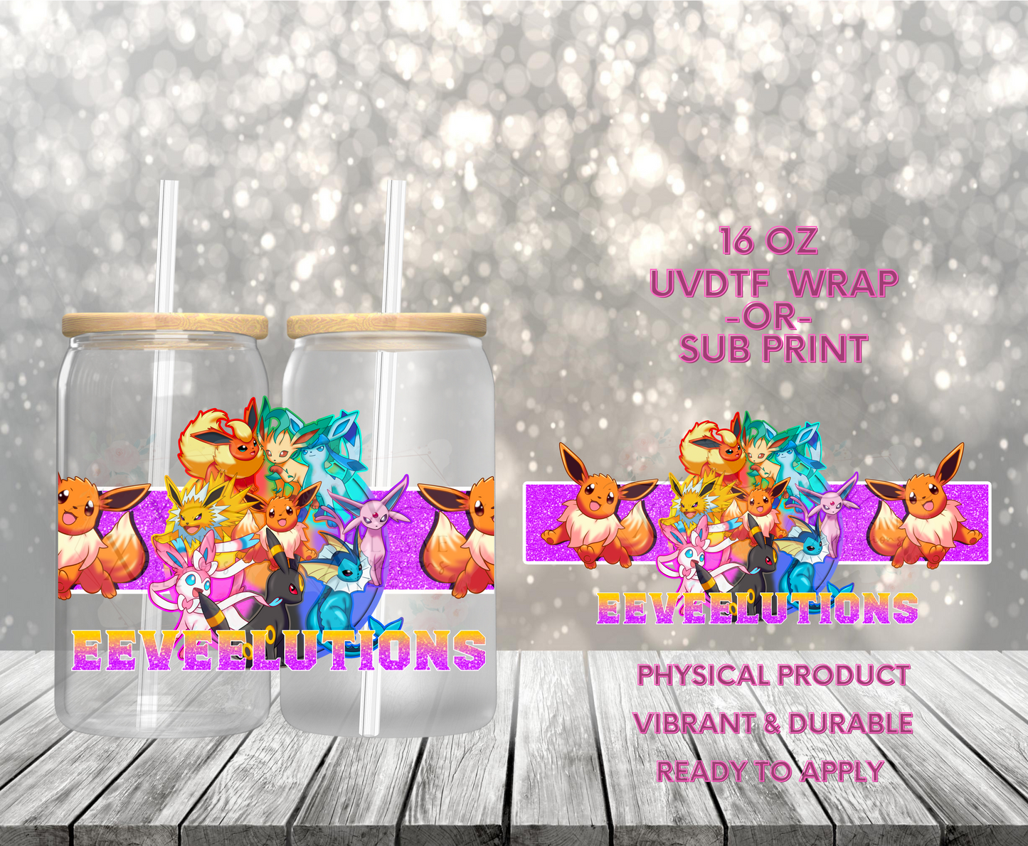 #977 Poke Evie, 16 oz UVDTF POD