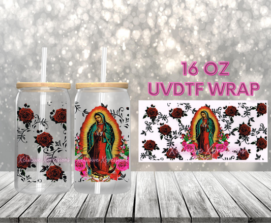 #438 Virgen Mary, 16 oz UVDTF
