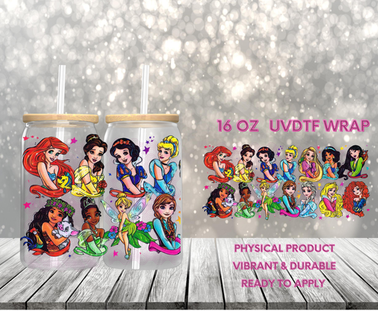 #81 Princesses,16 oz UVDTF RTS