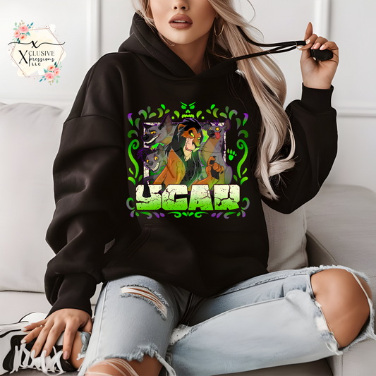 Scar Lion, DTF & Sublimation Print POD